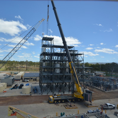 Construction of a modular oil and gas facility vessel and steel structure (1)